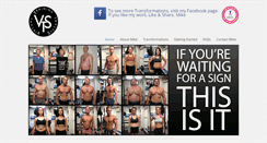 Desktop Screenshot of mikecalpinpersonaltrainer.com